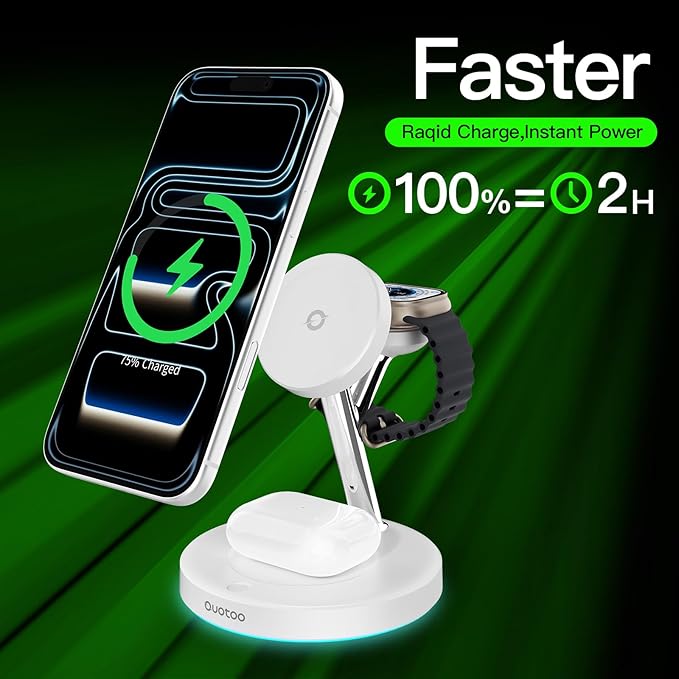 New 3 in 1 Charging Station for Apple Compatible - Image 2