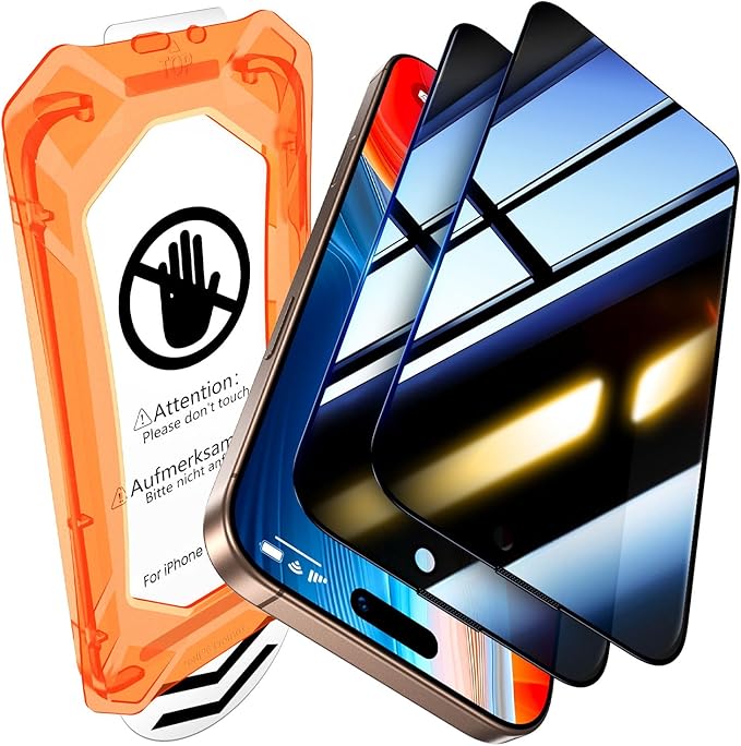 UniqueMe for iPhone 12 / iPhone 12 Pro Privacy Screen Protector by UniqueMe