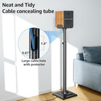 MOUNTUP Universal Speakers Stands Pair 34" to 43.3" Height Adjustable Holds - Image 5