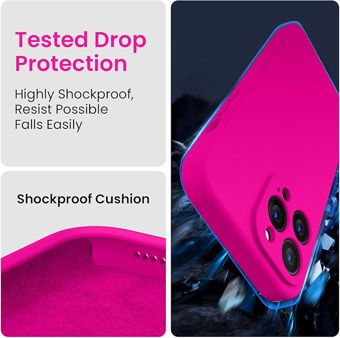 FireNova for iPhone 14 Pro Case, Silicone Upgraded Phone Case with, Soft - Image 4