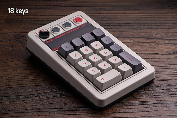 8Bitdo 18 Keys Retro Mechanical Numpad, Supports PC Numpad & Standard - Image 8