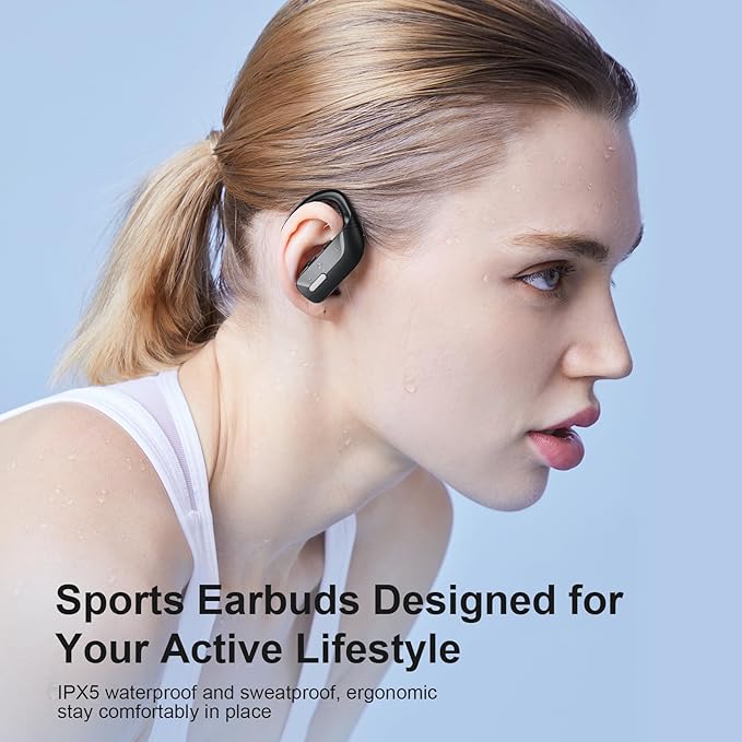 occiam Wireless Earbuds Bluetooth Headphones 48H Play Back Earphones in Ear - Image 6