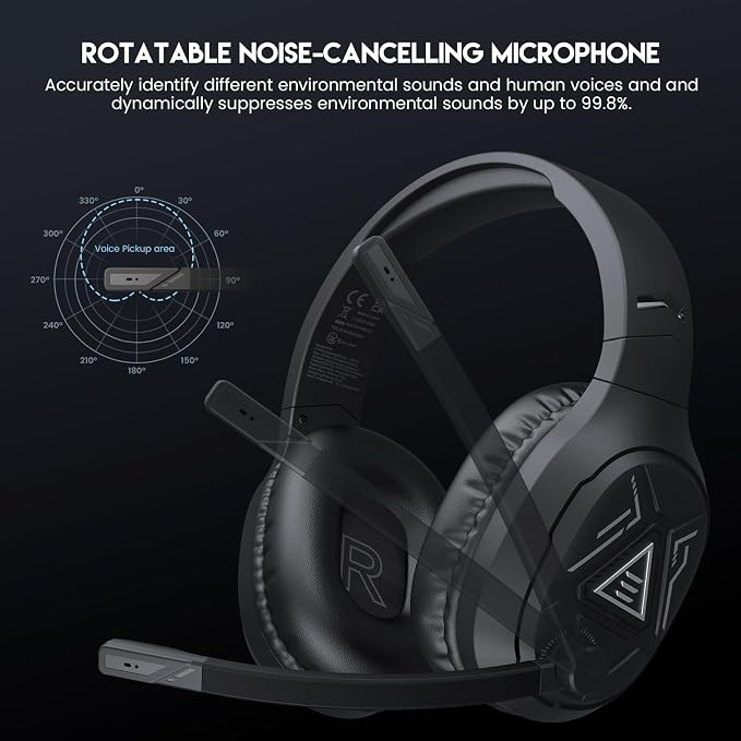 EKSA 2.4GHz Wireless Gaming Headset - Image 5