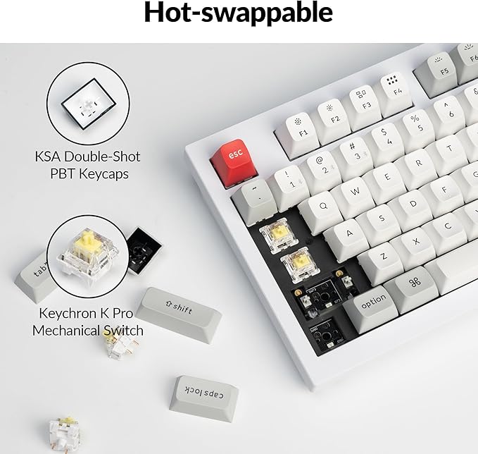 Keychron Q5 Pro QMK/VIA Wireless Custom Mechanical Keyboard, Full Aluminum 96% - Image 4