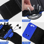 Running Phone Holder Wristband, Forearm Armbands 360° Rotatable & Detachable - Image 6