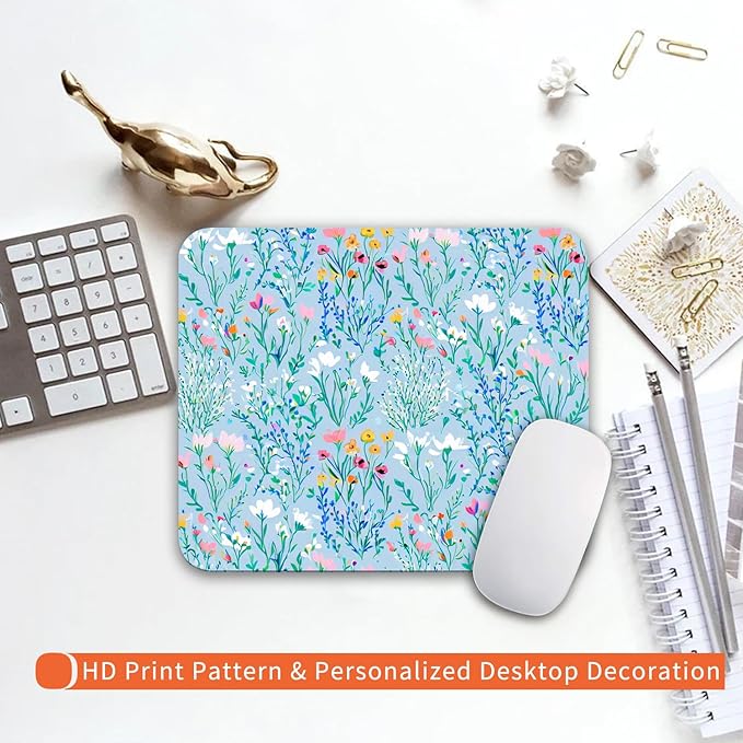 Square Mouse Pad Plants, Personalized Premium-Textured Custom Mouse Mat Design - Image 6