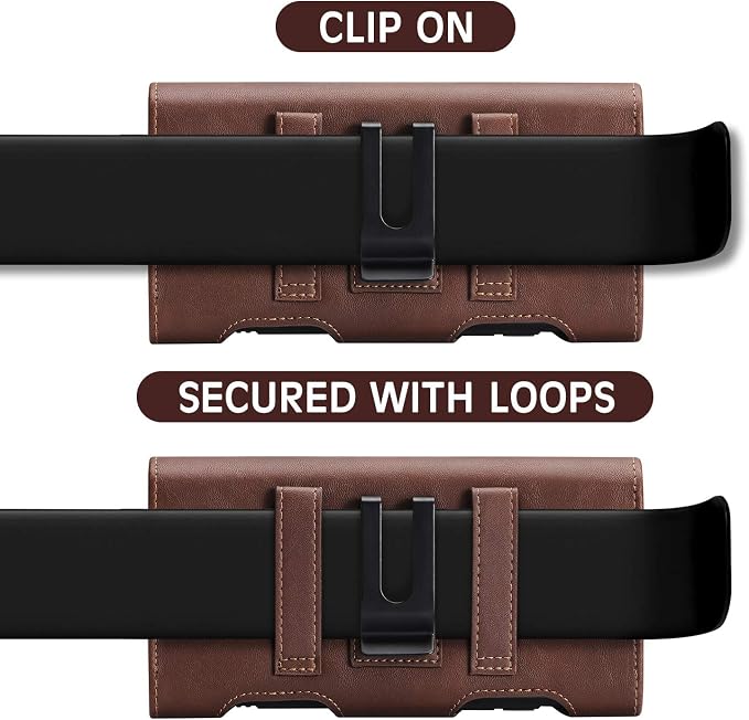 BECPLT Leather Galaxy S24 Ultra/Plus Holster Case - Image 4