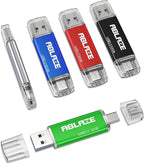 ABLAZE Type C Flash Drive 32GB 5 Pack, Dual USB 3.0+USB C Flash Drive Compatible by ABLAZEGlobal