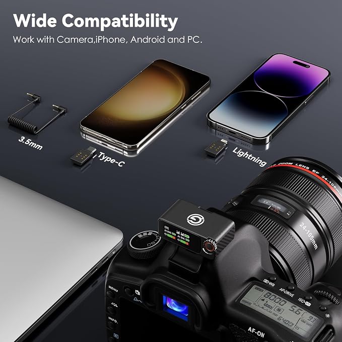 Wireless Microphone, AI Noise Cancelling - Image 6