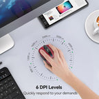 TECKNET Wireless Mouse for Laptop, Silent Mouse Quiet Click, Computer Mice - Image 4