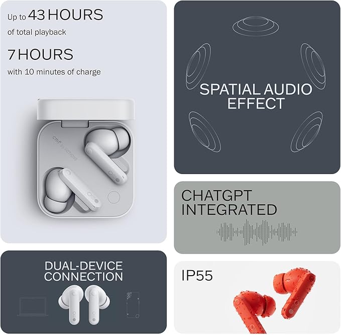 CMF Buds Pro 2 Wireless Earbuds, Hi-Res Audio - Image 3
