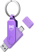 MOSDART 128GB Dual USB C Flash Drive, Speed Up to 150MB/S Type C 3.1 Thumb Drive by MOSDART