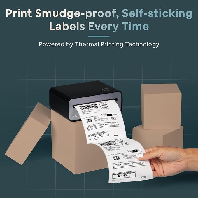 Wireless Return Label Printer – Compact, Battery-Powered & Easy-to-Use Package - Image 4