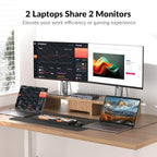 AV Access Docking Station KVM Switch 2 Monitors 2 Laptops, 4K HDMI KVM Switch - Image 9