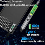 Mini Electric Screwdriver Set for Phone Watch Electronics PC Glasses - Image 8