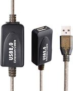 LDKCOK USB 2.0 Type A Male to A Female Active Repeater Extension Cable 60ft - Image 2