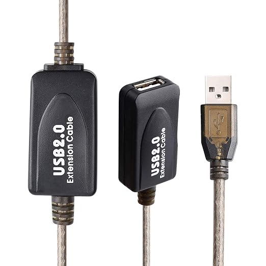 65 FT USB Extension Cable, USB 2.0 Type A Male to A Female Active Repeater - Image 2
