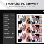 1080P Webcam with Microphone, eMeet Nova AutoFocus HD Webcam, 96°View Web - Image 8