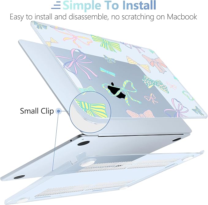 MEEgoodo Case for M4/M3/M2 MacBook Air 13.6 inch Case 2025 2024 2022, Fit Model - Image 5