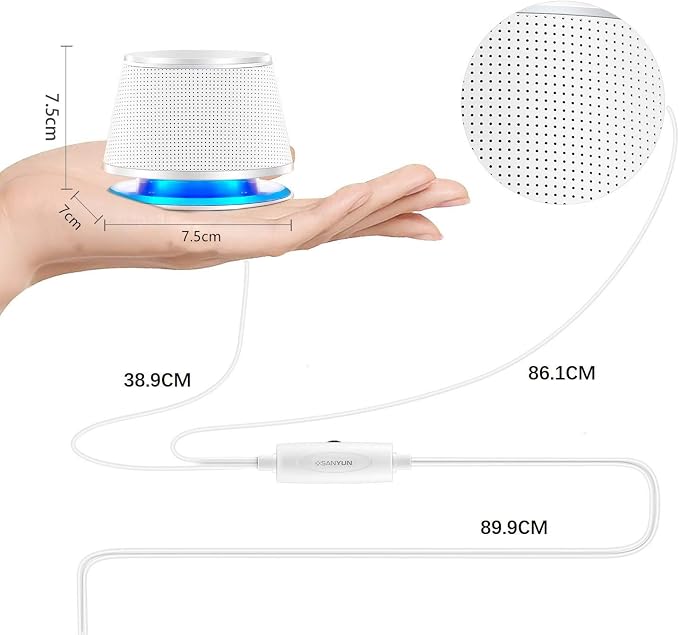 SW102 Computer Speakers, Deep Bass in Small Body, Stereo 2.0 USB Powered 3.5mm - Image 5