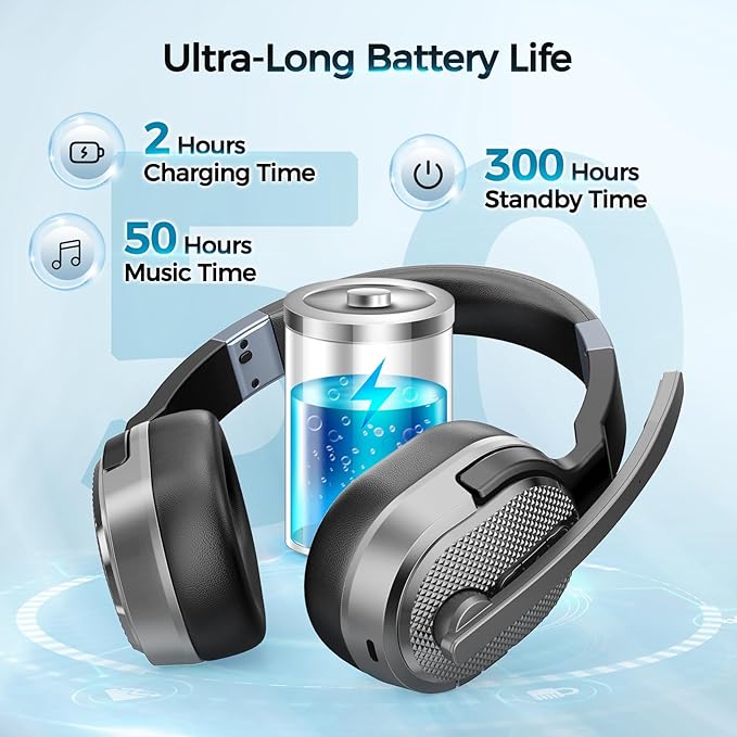 COSMUSIS Trucker Bluetooth Headset, Wireless Headsets - Image 3