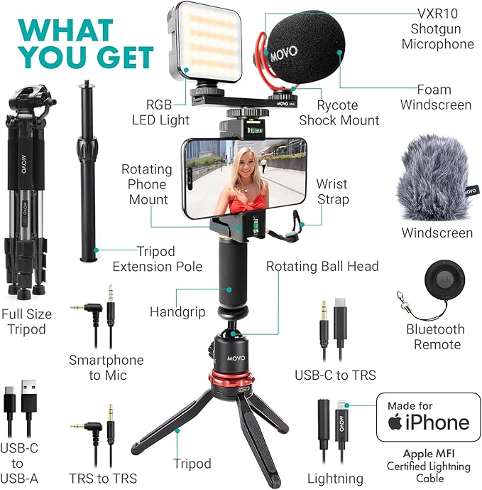 Movo iVlogger-PRO Vlogging Kit - Image 3
