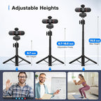 EMEET C960 4K Webcam with Tripod, 4K UHD Sony Sensor, 3 Adjustable Height Mini - Image 2