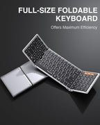 ProtoArc Foldable Bluetooth Keyboard, XK01 Full-Size Portable Keyboard - Image 9
