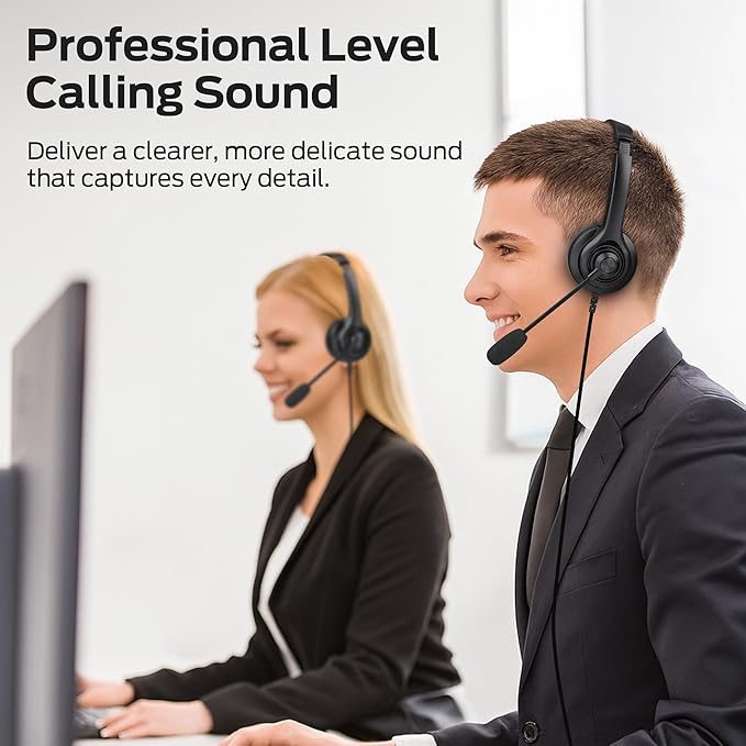 Monster VoiceLink 100 Wired Binaural Headset - Image 3