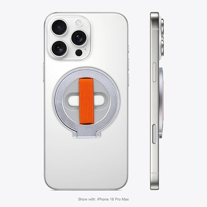 Grat 2 Magnetic Phone Grip Kickstand, Phone Loop Holder, Dual-Sided Magnet Ring - Image 8