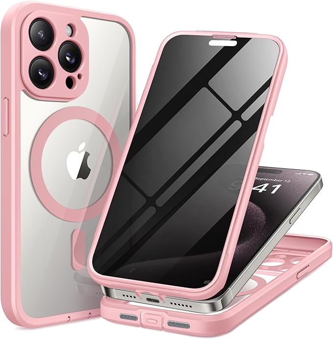 Magnetic for iPhone 15 Pro Max Case, Compatible by TIESZEN