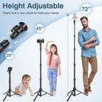 72" Tripod for iPhone, Phone Tripod - Image 2