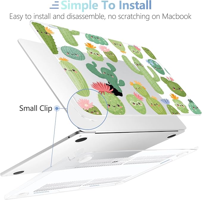 MEEgoodo Case for M4/M3/M2 MacBook Air 13.6 inch Case 2025 2024 2022, Fit Model - Image 5