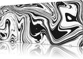 Mouse Pad Large Black and White Fluid Non-Slip Gaming Desk Mat by NIYLYNSYN