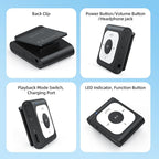 AGPTEK 16GB Clip MP3 Player - Image 8