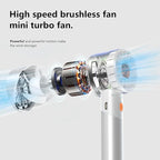 Handheld Fan, Portable Turbo Fan, Powerful Personal Fan, USB Rechargeable Mini - Image 3