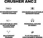 Skullcandy Crusher ANC 2 Wireless Over-Ear Bluetooth Headphones - Image 11