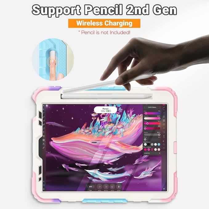 SEYMAC for iPad Air 5th/ 4th Generation Case 10.9", Full-Body Shockproof - Image 8