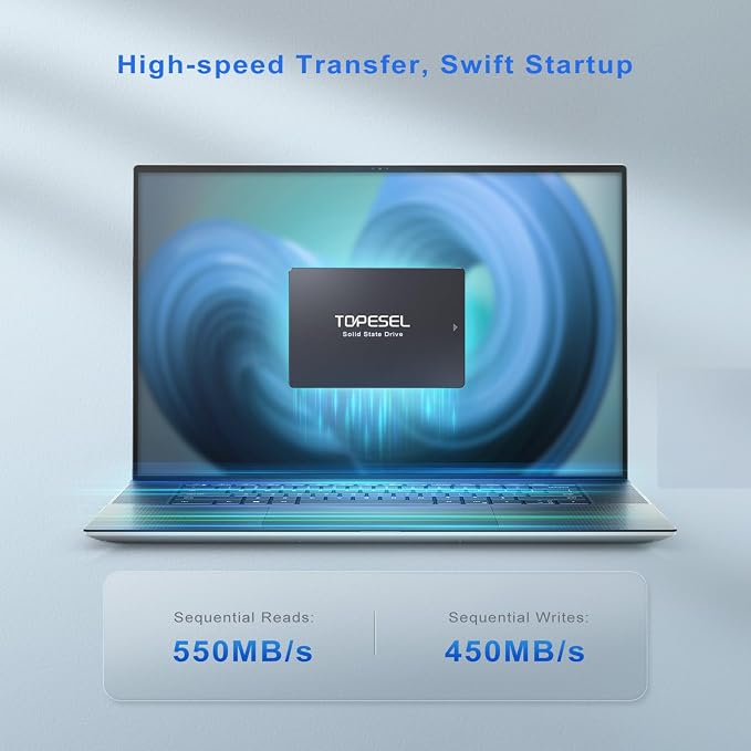 TOPESEL SATA III SSD 2.5", 240GB Internal Solid State Drive - Image 3