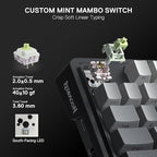 Redragon K743 PRO GB 80% Gasket RGB Gaming Keyboard w/Hype 1.14’’ TFT Screen & - Image 5
