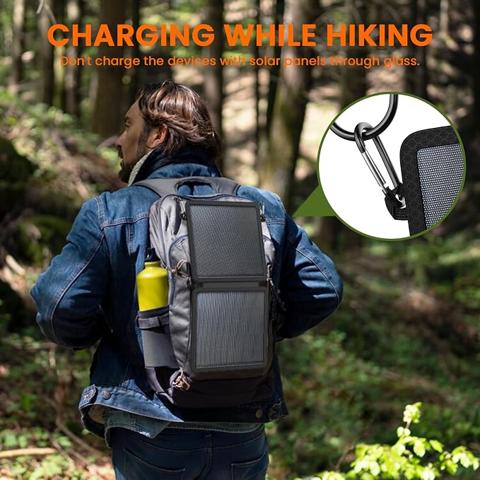 REDIGOO Portable 10W Solar Panel Charger, Mini Solar Panel - Image 7