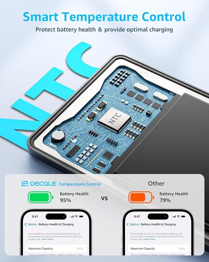 “Air” Power Bank for MagSafe 5000mAh, Ultra Slim Magnetic Wireless Portable - Image 5