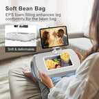 Tablet Stand Pillow with Snack Bowl, iPad Lap Holder - Image 3