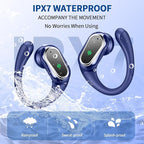 Wireless Earbuds, 2025 Bluetooth 5.4 Headphones Sport, 50H Stereo Wireless - Image 7