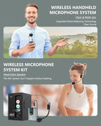 ttstar Wireless Microphone System Headset/Stand/Lavalier Mic - Image 4