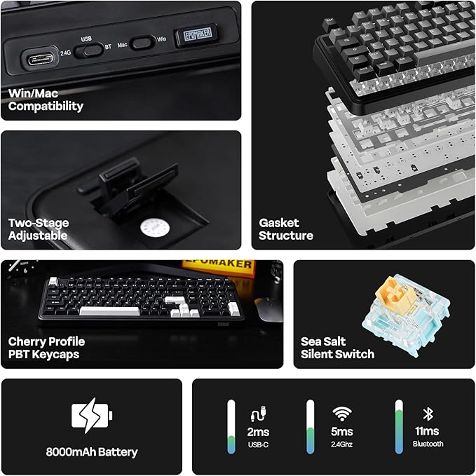 EPOMAKER TH99 Wireless Mechanical Keyboard - Image 3