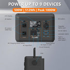 ALLWEI 500W Solar Generator - Image 7