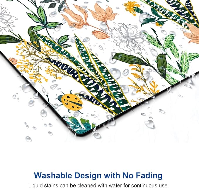 Mouse Pad, Beautiful Floral Mouse Pad, Personalized Waterproof Mousepad - Image 5