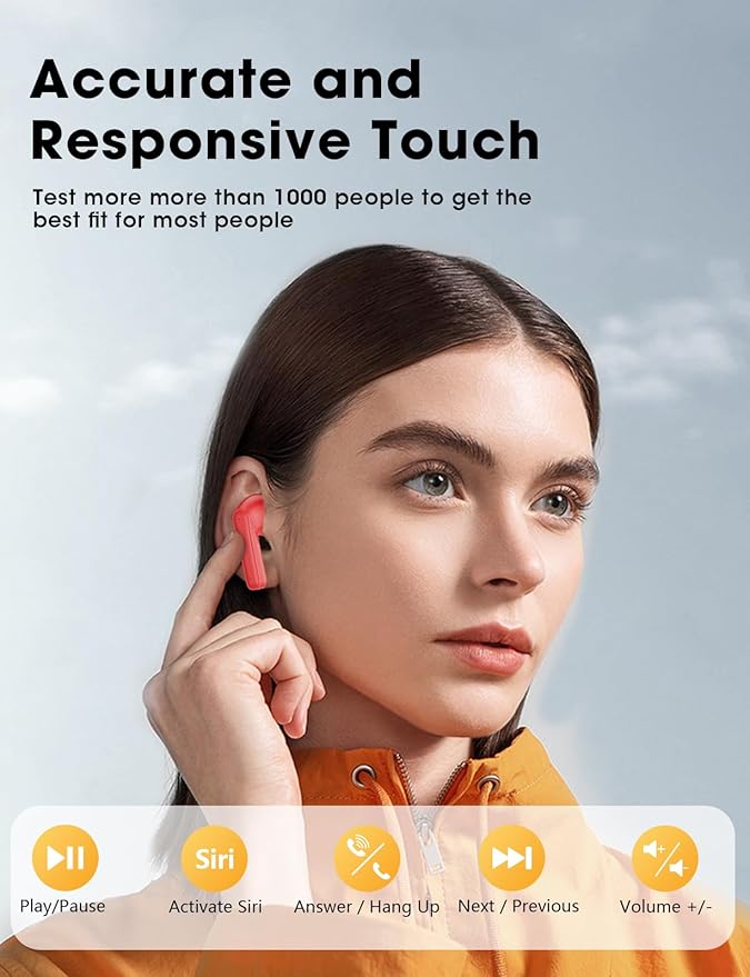 Wireless Earbuds Deep Bass Sound Ear Buds, LED Display Earphones - Image 7