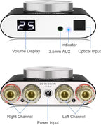 Facmogu M6 200W Mini Bluetooth 5.0 Audio Power Amplifier, 100Wx2 Dual Channel - Image 4